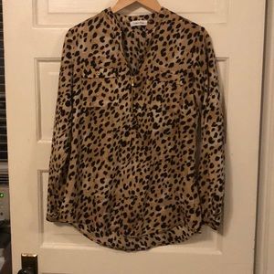 Calvin Klein leopard top size XS